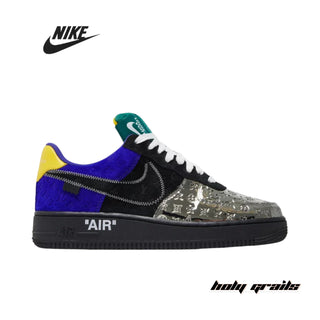 Louis Vuitton x Nike Air Force 1 Low 'Multi-Color Patchwork' Sneakers - Side 1