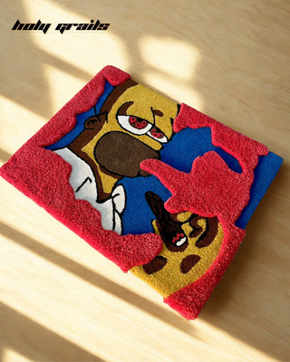 'Main Character Energy' Hand Tufted Rug on Floor