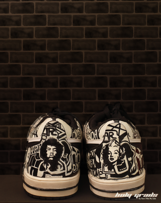 Marley and Monroe - Custom Kicks - Back