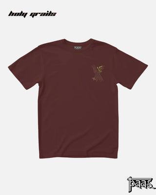 'Mystic Fever: 1' Brown Tee HG x Paas Collective - Front