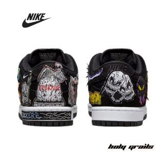 Neckface x Nike Dunk Low Pro SB 'Black' Sneakers - Back