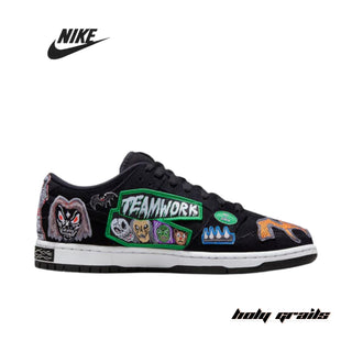 Neckface x Nike Dunk Low Pro SB 'Black' Sneakers - Side 1