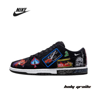 Neckface x Nike Dunk Low Pro SB 'Black' Sneakers - Side 2