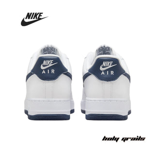 Nike Air Force 1 '07 'White Midnight Navy' Sneakers - Back