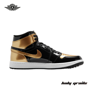 Nike Air Jordan 1 High Golf 'Gold Toe' Sneakers (SKU DQ0660-002) - Side 1