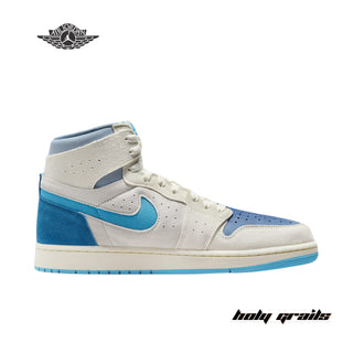 Nike Air Jordan 1 High Zoom Comfort 2 'Dark Powder Blue' Sneakers - Side 1
