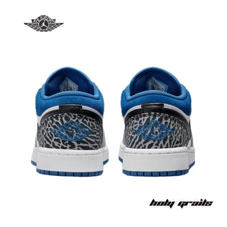 Nike Air Jordan 1 Low SE 'True Blue' Sneakers - Back