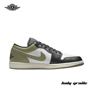 Nike Air Jordan 1 Low 'Black Toe Medium Olive' Sneakers - Side 1