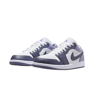 Nike Air Jordan 1 Low 'White Purple' (553558-145) Sneaker - Front