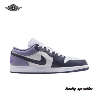 Nike Air Jordan 1 Low 'White Purple' (553558-145) Sneaker - Side 1