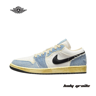 Nike Air Jordan 1 Low 'World Make Japan / Sashiko Denim' Sneakers - Side 2