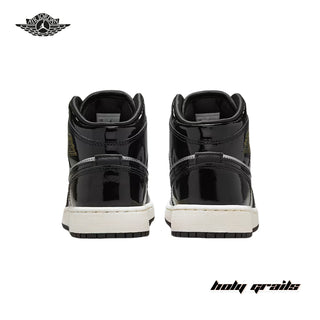 Nike Air Jordan 1 Mid SE 'Black Metallic Silver' (FZ3938-001) Sneaker - Back