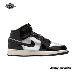 Nike Air Jordan 1 Mid SE 'Black Metallic Silver' (FZ3938-001) Sneaker - Side 1