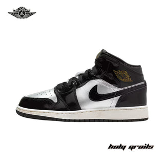 Nike Air Jordan 1 Mid SE 'Black Metallic Silver' (FZ3938-001) Sneaker - Side 2