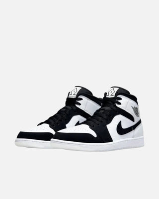 Nike Air Jordan 1 Mid SE 'Diamond / White and Black' Sneaker - Front
