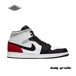 Nike Air Jordan 1 Mid SE 'Red Black Toe' Sneakers - Side 1