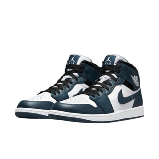 Nike Air Jordan 1 Mid 'Armory Navy' Sneakers - Front