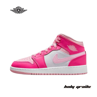 Nike Air Jordan 1 Mid 'Fierce Pink' Sneakers - Side 2