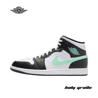 Nike Air Jordan 1 Mid 'Green Glow' Sneakers - Side 2