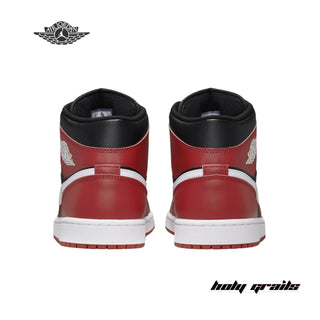 Nike Air Jordan 1 Mid 'Gym Red Black White' Sneakers - Back