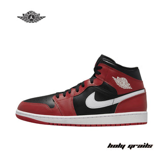 Nike Air Jordan 1 Mid 'Gym Red Black White' Sneakers - Side 2