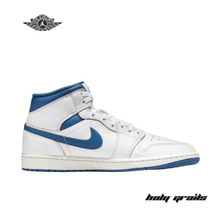 Nike Air Jordan 1 Mid 'Industrial Blue' Sneakers - Side 1