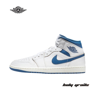 Nike Air Jordan 1 Mid 'Industrial Blue' Sneakers - Side 2