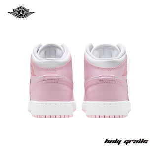 Nike Air Jordan 1 Mid 'Pink Foam Fire Red' (DQ8423-608) Sneaker - Back