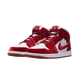 Nike Air Jordan 1 Mid 'Red Velvet' (FZ3334-100) Sneakers - Front