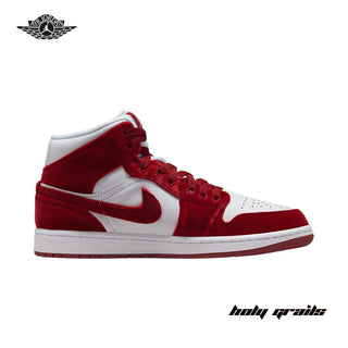 Nike Air Jordan 1 Mid 'Red Velvet' (FZ3334-100) Sneakers - Side 1