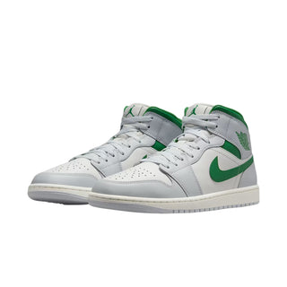 Nike Air Jordan 1 Mid 'Summit White Lucky Green' (DQ8426-142) Sneaker - Front