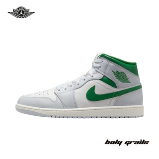 Nike Air Jordan 1 Mid 'Summit White Lucky Green' (DQ8426-142) Sneaker - Side 2