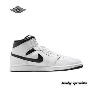 Nike Air Jordan 1 Mid 'White Black' Sneakers - Side 1