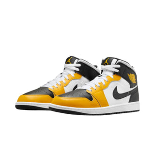 Nike Air Jordan 1 Mid 'Yellow Ochre' Sneakers - Front