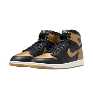 Nike Air Jordan 1 Retro High OG 'Black Gold' Sneakers - Front