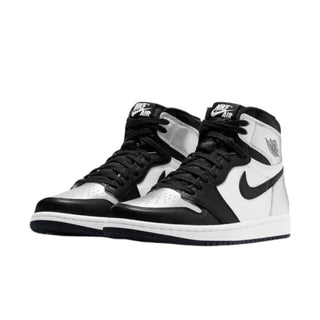 Nike Air Jordan 1 Retro High OG 'Silver Toe' Sneakers - Front