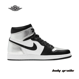 Nike Air Jordan 1 Retro High OG 'Silver Toe' Sneakers - Side 1
