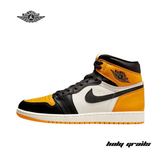Nike Air Jordan 1 Retro High OG 'Taxi Yellow Toe' Sneakers - Side 2