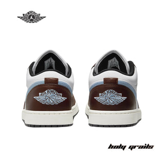 Nike Air Jordan 1 Retro Low SE 'Brown Blue Grey' Sneakers - Back