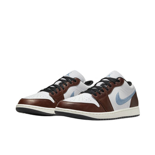 Nike Air Jordan 1 Retro Low SE 'Brown Blue Grey' Sneakers - Front