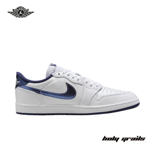 Nike Air Jordan 1 Retro Low '85 OG 'Metallic Blue' (FB9933-141) Sneaker - Side 1