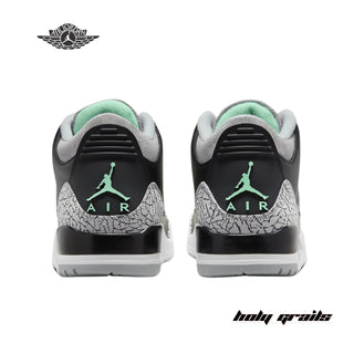 Nike Air Jordan 3 Retro 'Green Glow' Sneakers - Back