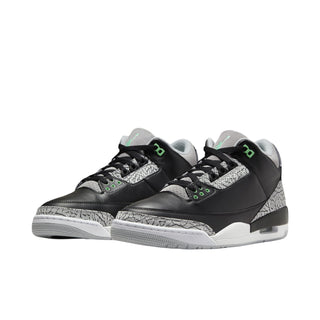 Nike Air Jordan 3 Retro 'Green Glow' Sneakers - Front
