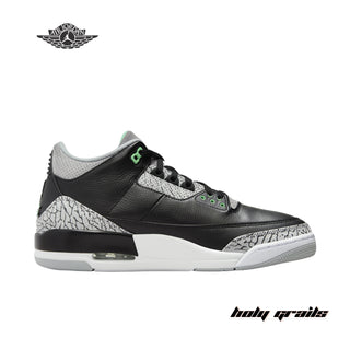 Nike Air Jordan 3 Retro 'Green Glow' Sneakers - Side 1