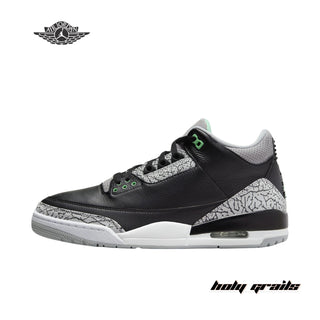 Nike Air Jordan 3 Retro 'Green Glow' Sneakers - Side 2