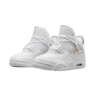 Nike Air Jordan 4 Retro Net 'Triple White' (FN7251-107) Sneaker - Front