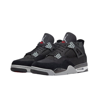 Nike Air Jordan 4 Retro SE 'Black Canvas' Sneakers - Front