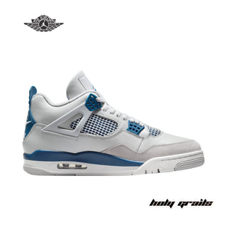  Nike Air Jordan 4 Retro 'Military Blue' 2024 Sneakers - Side 1