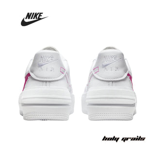 Nike Wmns Air Force 1 PLT.AF.ORM 'White Fireberry' Sneakers - Back