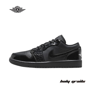 Nike Wmns Air Jordan 1 Low SE 'Black Croc' Sneakers - Side 2